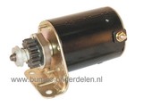 Startmotor voor Briggs and Stratton motor met 16 Tands bendix Tandwiel voor Zitmaaier, Frontmaaier, Tuintrekker Starter voor B&S Motoren op Stiga, Husqvarna, MTD, Castelgarden, Wolf, Alko, Wizard, Mountfield, Viking, Dolmar, Partner, Toro, Johndeere, Bril