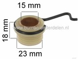 Wormwiel voor Aandrijving van de Oliepomp bij Stihl 064 - 066 - MS640 - MS660, Motorzaag, Kettingzaag.