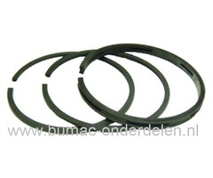 Set Zuigerveren Ø 65,1 mm voor B&S Motor van 2 T/m 5 Pk met een Zuiger van Ø 65,1 mm en een Horizontale of Verticale Krukas Briggs and Stratton Zuigerveren Set - Revisieset voor Motoren op Grasmaaier, Waterpomp, Aggrgegaat, Kooimaaier, Verticuteermachine,