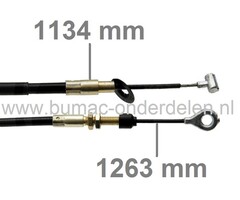 Koppelingskabel voor Honda Motorgrasmaaiers HRB215K3, HRB536, HRB536C1, HRB536C2, HRB535K3, HRM215K3HXA, HRM215K3HXAA, Honda, Bedieningskabel voor Gazonmaaiers, Benzinemaaiers, Loopmaaiers, HRB 536, HRB 215, HRB 535, Koppeling kabel Honda onderdeel