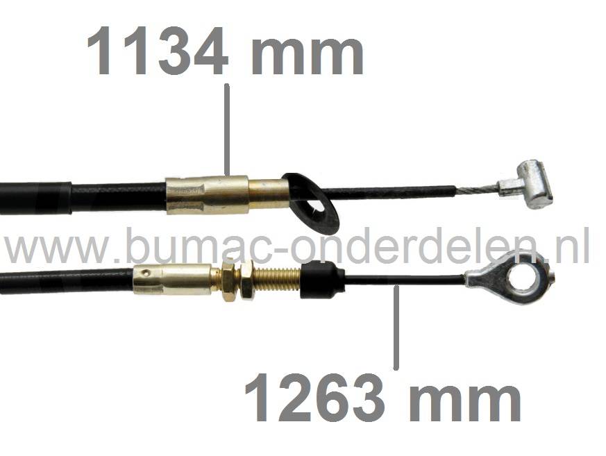 Koppelingskabel voor Honda Motorgrasmaaiers HRB215K3, HRB536, HRB536C1, HRB536C2, HRB535K3, HRM215K3HXA, HRM215K3HXAA, Honda, Bedieningskabel voor Gazonmaaiers, Benzinemaaiers, Loopmaaiers, HRB 536, HRB 215, HRB 535, Koppeling kabel Honda onderdeel