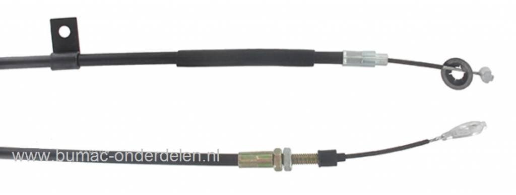 Koppelingskabel voor Honda Motorgrasmaaiers HRB215K3, HRB536, HRB536C1, HRB536C2, HRB535K3, HRM215K3HXA, HRM215K3HXAA, Honda, Bedieningskabel voor Gazonmaaiers, Benzinemaaiers, Loopmaaiers, HRB 536, HRB 215, HRB 535, Koppeling kabel Honda onderdeel