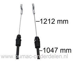 Motorremkabel voor Grasmaaiers MTD, Wolf, Yardman, White Motorstopkabel voor 21-53, 53SP, 478SPE, CC98B, CS53, E478, G46M, G46MH, GES53, HB46MH, HB4645MH, HB53RL, HB53REL, MB46, RD-21E, RMB53S, SP53GHW, YM4518MH, YM5021E, YM6021S Grasmachine
