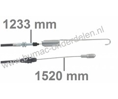 Honda Koppelingskabel voor Grasmaaiers HRB536C1, HRB536C2, HRM536C1, Bedieningskabels HONDA Benzinemaaiers, Koppeling Kabels Honda Grasmachines, Motormaaiers HRB 536 C1, HRB 536 C2, HRM 536 C1, HONDA Machinedelen voor Motormaaiers