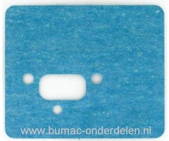 Inlaatpakking tussen Spruitstuk en Cilinder voor Stiga, Castelgarden, Alpina en Mountfield Bosmaaier, Inlaat Dichting voor Stiga SB 39 en SB 40, Alpina Star 36 en Star 41, Castelgarden XB 36 en XB 41 Bosmaaiers, Trimmers, Bermmaaier, Motorzeis