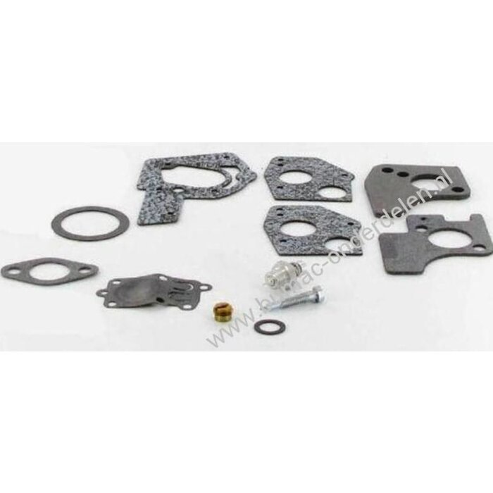 Pakkingset voor Briggs and Stratton Motor 3 en 3,5 Pk met Horizontale Krukas Pakkingset, Revisieset inclusief Sproeiernaald en Veer Dichting Set voor B&S Carburateur, Carburator
