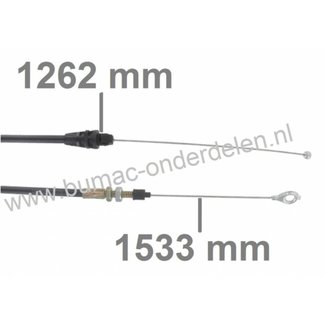 Koppelingskabel HONDA Benzinegrasmaaiers, Motormaaiers HRD536K1, HRD536K2, HRD536K3, HRD536K4, HRD536CK1, HRD536C2, HRD536C3, Honda Meskoppelingskabels voor Grasmachines, Loopmaaiers HRD 536 K1, K2, K3, K4, CK1, C2, C3, HONDA Bedieningskabels