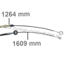 HONDA Koppelingskabel Mesinschakeling HRB423, HRD535, HRD536, HRD536C Grasmaaiers, Meskoppelingskabels voor Honda Cirkelmaaiers, Motormaaiers, Benzinemaaiers, HRB 423, HRD 535, HRD 536, Kabel Roto Stop, PTO Kabels HONDA Gazonmaaiers, Bedienings