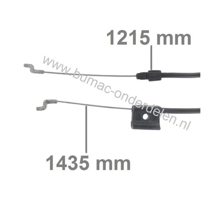 Motorremkabel Husqvarna, AYP, Craftsman, Lazer, McCulloch, Jonsered, Partner Gazonmaaiers, Cirkelmaaiers, Benzinemaaiers, Electrolux Bedieningskabels, Motorstopkabels HUSQVARNA JET46R, JET48KD, Master 46, Royal 46SE Grasmaaiers, Motormaaiers