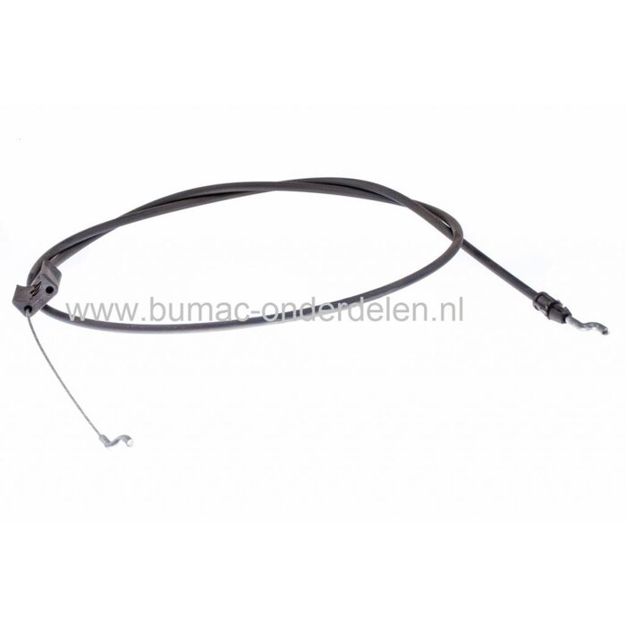 Motorremkabel Husqvarna, AYP, Craftsman, Lazer, McCulloch, Jonsered, Partner Gazonmaaiers, Cirkelmaaiers, Benzinemaaiers, Electrolux Bedieningskabels, Motorstopkabels HUSQVARNA JET46R, JET48KD, Master 46, Royal 46SE Grasmaaiers, Motormaaiers