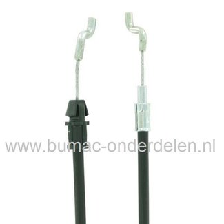 Kabel Motorrem Johndeere en Sabo Loopmaaiers, Motorstopkabel JOHN DEERE C52V, R52S, R52VE, R52VO Motormaaiers, Motorremkabels SABO 52A Economy, 52OHV Vario, 52PRO Vario Plus, 52 Vario E, 54 PRO Vario Plus, 54A Economy, 54 Vario E Gazonmaaiers