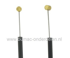 Kabel Rijaandrijving Johndeere, Sabo Grasmachines, Koppelingskabels JOHN DEERE 70PE, SABO 43ESH Standard Benzinemaaiers, Aandrijfkabel Rijden, JD Bedieningskabels voor Gazonmaaiers, Motormaaiers, Machinedelen