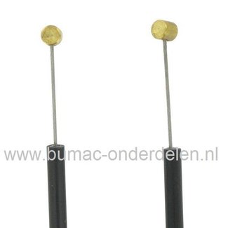 Kabel Rijaandrijving Johndeere, Sabo Grasmachines, Koppelingskabels JOHN DEERE 70PE, SABO 43ESH Standard Benzinemaaiers, Aandrijfkabel Rijden, JD Bedieningskabels voor Gazonmaaiers, Motormaaiers, Machinedelen