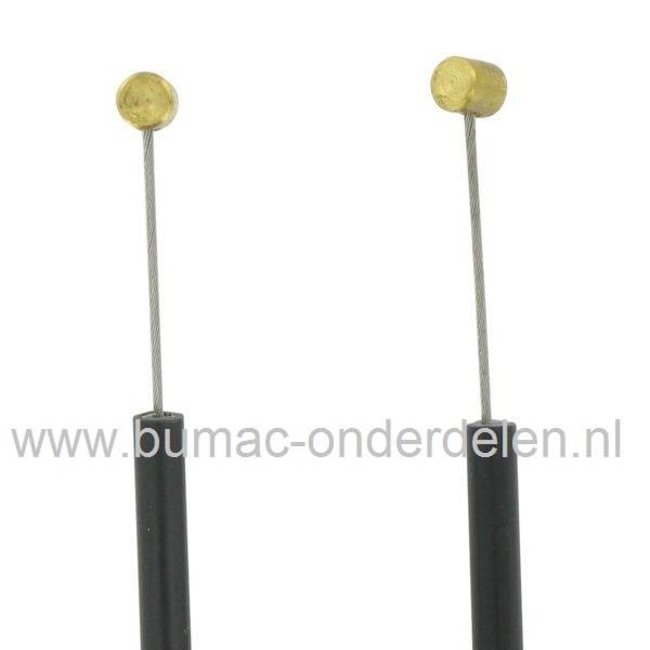 Kabel Rijaandrijving Johndeere, Sabo Grasmachines, Koppelingskabels JOHN DEERE 70PE, SABO 43ESH Standard Benzinemaaiers, Aandrijfkabel Rijden, JD Bedieningskabels voor Gazonmaaiers, Motormaaiers, Machinedelen