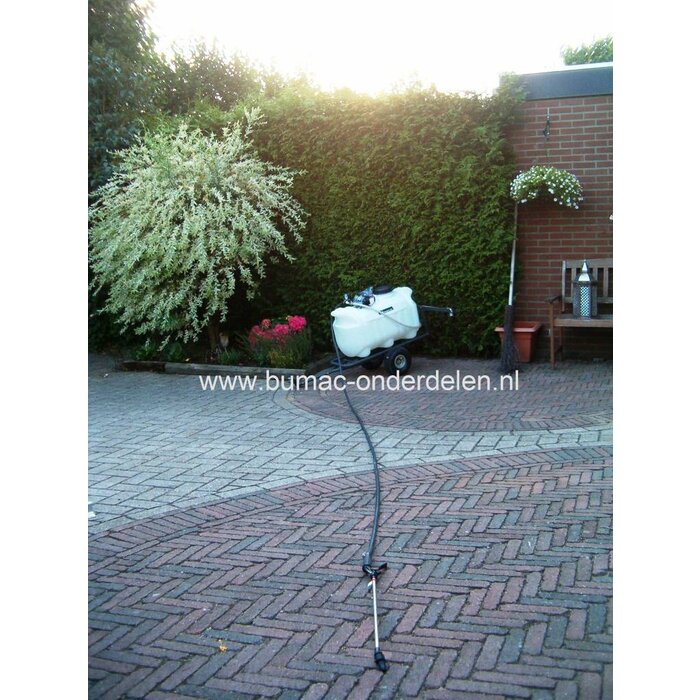 Getrokken Sproeier - 99 Liter - 210 Cm Werkbreedte, Sproeiwagen, Drukspuit, Gifspuit Achter Zitmaaier - Frontmaaier - Tuintrekker - Quad Onkruidspuit, Veldspuit, Combispuit