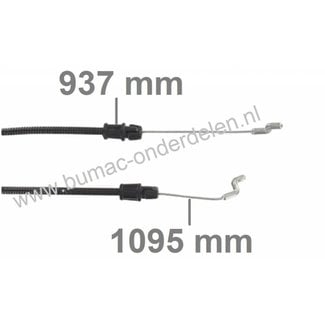 Motorremkabel MTD B&S Motor, Motorremkabel Cub Cadet, Bolens, Yardman, Wolf, Mtd, White Grasmaaiers met Briggs and Stratton Motor, 114-030A000, 114-040A000, 114-060A000, 114-070A000, 114-410A000, 114-412A020, 115-030A000, 115-040A000