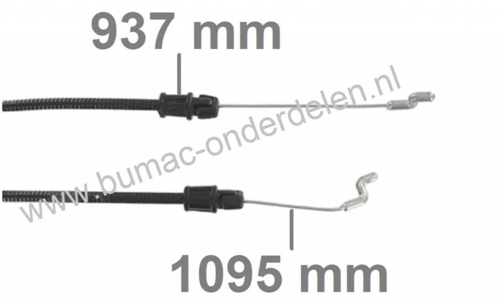 Motorremkabel MTD B&S Motor, Motorremkabel Cub Cadet, Bolens, Yardman, Wolf, Mtd, White Grasmaaiers met Briggs and Stratton Motor, 114-030A000, 114-040A000, 114-060A000, 114-070A000, 114-410A000, 114-412A020, 115-030A000, 115-040A000