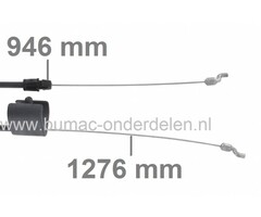 Motorstopkabel voor MTD Cirkelmaaiers 48PB, 48PMB, 48PMT, 48POHQ, 51BC4, 51BC5, 51BO, 51SDO, 51ST, 51TC, 508N, FF51TSD, G46MO, GE48-5, P51BO, PM510BS, Silverstar 35/51, YM5019P, Motorremkabels Bolens, Yardman, Cub Cadet, White, Wolf, Etesia Grasmachines