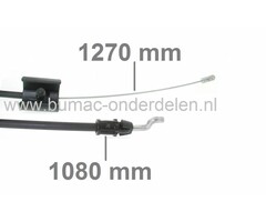 Bedieningskabel Motorrem MURRAY - NOMA Grasmachines, Motorstopkabels Murray, Noma Grasmaaiers, Benzinemaaiers, Cirkelmaaiers, Motorremkabels, Bedieningskabels voor Loopmaaiers, Motormaaiers Murray en Noma