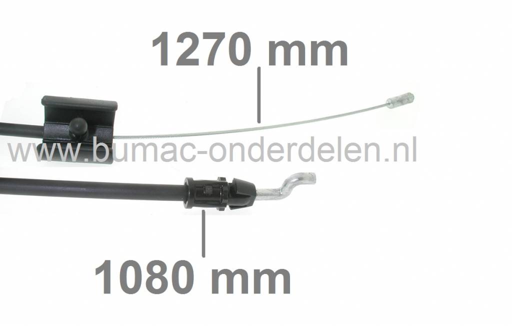 Bedieningskabel Motorrem MURRAY - NOMA Grasmachines, Motorstopkabels Murray, Noma Grasmaaiers, Benzinemaaiers, Cirkelmaaiers, Motorremkabels, Bedieningskabels voor Loopmaaiers, Motormaaiers Murray en Noma