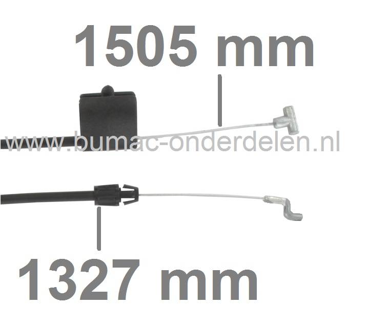 Motorremkabel voor Murray Grasmaaiers met een 20 Inch 51-52 Cm Maaibreedte, Motorstopkabel voor Murray 22PFDTE Grasmachine