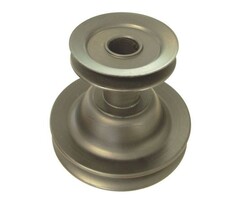 Motorpoelie op Krukas voor Aandrijving van de Maaidek en versnellingsbak - Hydrostaat van MTD - Wolf - Yard Man - Cub Cadet - Bolens en White , Zitmaaier, Frontmaaier