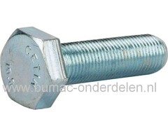 Bout M10x1,0 voor Bevestigen Maaimes bij Alko, Solo en Brill Zitmaaier, Tuintrekker, Mesbout Draad Lengte 35 mm, Alko Zitmaaiers T13-82, T13-85HD, T13-92LUX, T14-102HD, T13-102HDS Bio-Combi, T18-102HD, T18-102HDE, T20-102HD, T20-102HDE Masport, Classic