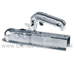 Kogelkoppeling voor Ongeremde Aanhanger tot 750 Kg, Dissel Aansluiting 50 mm Stalen Aanhangerkoppeling