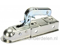 Kogelkoppeling voor Ongeremde Aanhanger tot 750 Kg, Dissel Aansluiting 60 mm Stalen Aanhangerkoppeling