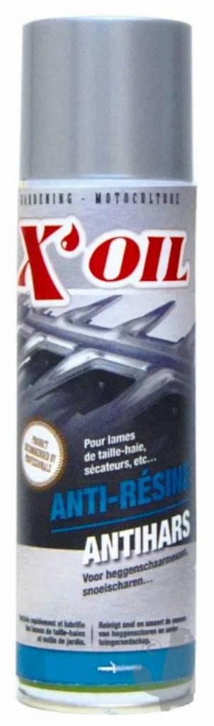 Anti Hars spray voor Heggenscharen, Anti hars spray zorgt ervoor dat er geen hars achterblijft op de snijbladen van de Heggenschaar, Dit resulteert in meer scherpte en minder speling en slijtage