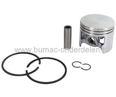 Zuiger Ø 46 mm voor Stihl FS420 , FS550 en FR550 Bosmaaier, Motorzeis, Bermmaaier, Stihl Zuiger compleet met Zuigerveren, Borgclips en Pistonpen, Zuiger voor Stihl Bosmaaiers