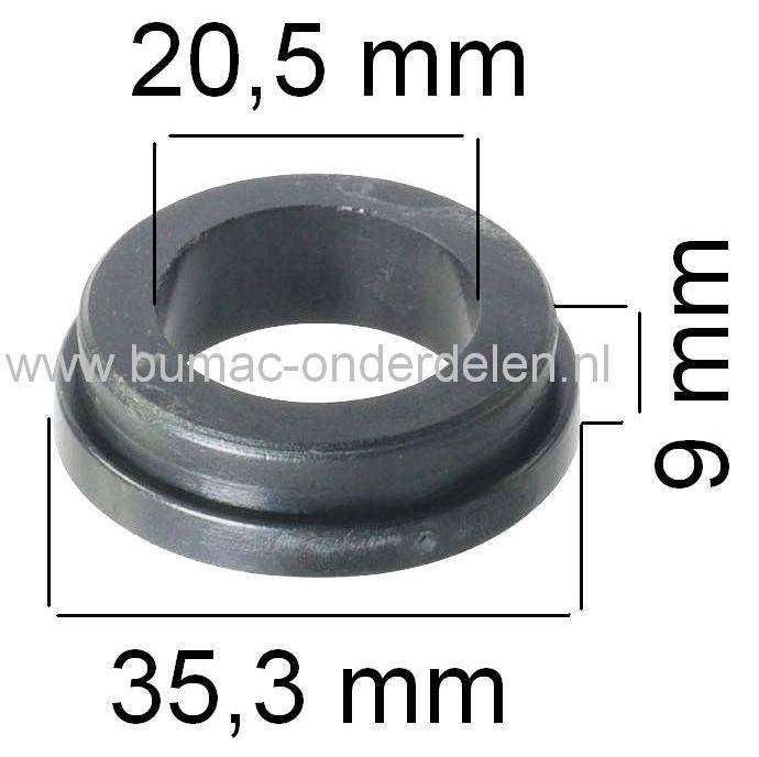 Bus voor d Voorwielen van Alko en Brill Zitmaaier - Frontmaaier - Tuintrekker, T13-85HD - T13-92 Lux - T13-102HDS Bio-Combi