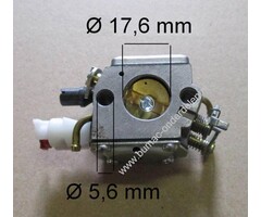 Carburateur voor HUSQVARNA 340 - 345 - 346XP - 350 - 351, JONSERED 2141 - 2145 - 2149 - 2150 - 2152 Kettingzaag - Motorzaag, Membraancarburatoren, Membraan Carburateurs voor Husqvarna, Jonsered, Partner, McCulloch Kettingzagen, Motorzagen, Vergassers Zama