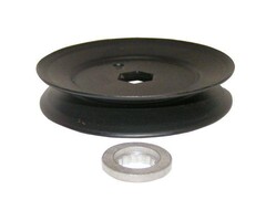 V snaar poelie - Riemschijf voor Maaidek van MTD, Wolf, Cubcadet, Yardman, White, Bolens, Aandrijfpoelie Zitmaaiers, Pouly voor Aandrijving Maaidek