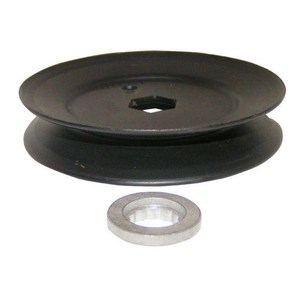 V snaar poelie - Riemschijf voor Maaidek van MTD, Wolf, Cubcadet, Yardman, White, Bolens, Zitmaaier
