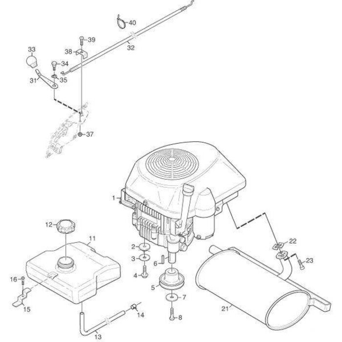Bovenste Motorpoelie voor Stiga Villa Primo Frontmaaiers, Poelie voor Rijaandrijving, Versnellingsbak - Hydrostaat
