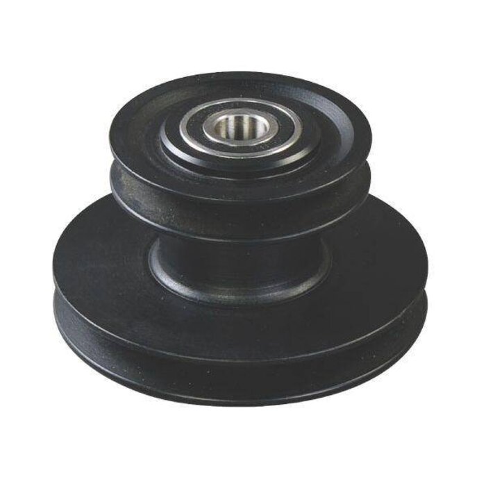 Dubbele Tussen Poelie voor Aandrijving van maaidek - Poelie voor V Snaar van Motor via Dubbele tussen Poelie naar Maaidek voor Stiga Primo Frontmaaiers, 1134661701, 1134-6617-01.