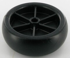 Steunwiel voor Alko en Brill Zitmaaiers TC102 - T13-92 LUX - T13-102HDS - Comfort T 1000 - T15-102, T16-102 HDE Powerline Wiel voor Maaidek