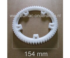 Aandrijftandwiel 60 Tands voor Achterwiel bij Stiga, Castelgarden, Mountfield en Alpina Grasmaaier, Grasmachine, Tandkrans komt onder andere voor op Turbo 53SE4Q en NTL534 WTRQ Grasmaaiers onderdeel