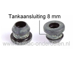 Doorvoerrubber Tank Husqvarna Motorkettingzagen, Bosmaaiers, Trimmers, Bladblazers, Afdichtrubber voor Benzinetank ELECTROLUX Kettingzaag, Motorzaag, Jonsered, Partner, Flymo, McCulloch, Brandstofdelen, Tankrubbers, Doorvoerrubbers voor Motorzagen HUSQVAR