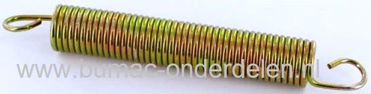 Veer voor Spanpoelie van MTD, Cub Cadet, Yard Man en Wolf Zitmaaier, Tuintrekker, Trekveer voor het op spanning brengen van de V snaar van Motor naar Maaidek zodat de Messen gaan Draaien voor Model 604G, AF 6135, AG 6145, AG 6150 K, DLX 96 SA, DLX107 SALK