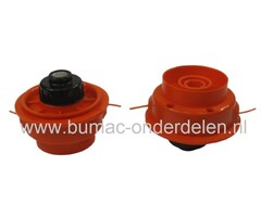 Nylondraadkop voor STIHL Trimmers FS38, FS40, FS45, FS50, FS50C-E, FSE60, FSE71, FSE81, Maaidraad 2 mm voor Stihl Bosmaaiers, Strimmers, Bermmaaiers, Draadspoelen, Draadcasettes, FS 38, FS 40, FS 45, FS 50 CE, FSE 60, FSE 71, FSE 81