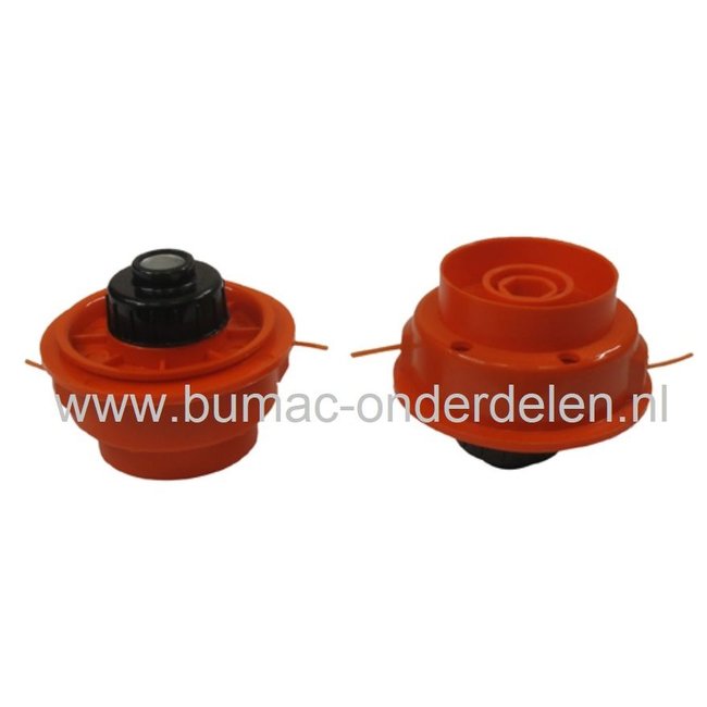 Nylondraadkop voor STIHL Trimmers FS38, FS40, FS45, FS50, FS50C-E, FSE60, FSE71, FSE81, Maaidraad 2 mm voor Stihl Bosmaaiers, Strimmers, Bermmaaiers, Draadspoelen, Draadcasettes, FS 38, FS 40, FS 45, FS 50 CE, FSE 60, FSE 71, FSE 81