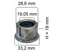 Wiellager voor JohnDeere, Simplicity, Snapper en Ariens Zitmaaier, Tuintrekker, Flenslager, Bus voor Voorwiel bij JohnDeere, Ariens 12970, 12971, 12972, 12979, 12981, 12982, 12984, 12995, 55028, Simplicity 3100, 4200, 5200, 6500