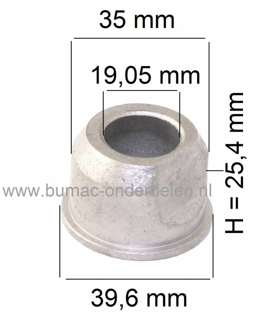 Wiellager voor Zitmaaier van Husqvarna - Craftsman - Partner - Lazer - Wizard - Jonsered - Mcculloch - Yardpro - AYP Voorwiel Lager Tuintrekkers, onderdelen