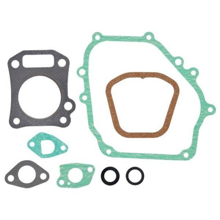 Pakkingset Honda voor Motoren GX110, GX120 met Horizontale Krukas op Houtversnipperaar, Aggregaat, Trilplaat, Generator, Pomp, Tuinfrees Honda Dichting Set, onderdelen