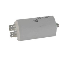 Condensator 16 µF voor Elektrische Grasmaaier, Grasmachine, Hakselaar, Hogedrukreiniger.