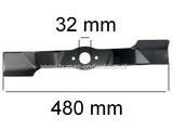 Viking Mes 48 Cm voor MB 3 R, MB 3 RT, MB 3 RC, MB 3.1 RC, MB 3.1 RT Grasmaaier Maaimes voor Viking MB3R, MB3RT, MB3RC, MB3.1RC, MB3.1RT Maaiers