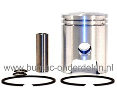 Zuiger Ø 45 mm voor Wacker Trilstamper, Sleuvenstamper WM80, BS500, BS502, BS502i, BS600, BS602, BS602i, BS700, BS702, BH22, BH24 Wacker Zuiger Compleet met Zuigerveren, Pistonpen en Borgclips