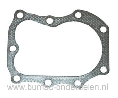 Afdichting Cilinderkop B&S 7+8 PK Motoren met Horizontale- en Verticale Krukas, B&S Industrial Plus Motoren, Trilplaat, Aggregaat, Generator, Pomp, Frees, BRIGGS & STRATTON Cilinderkoppakkingen, Cylinderdichtingen Briggs and Stratton